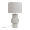 Ceramiczna abażurowa designerska lampa stołowa nocna DUGAN Nordlux 